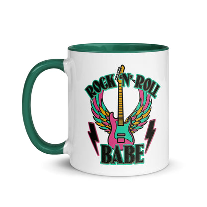 Rock And Roll Babe Color Mug