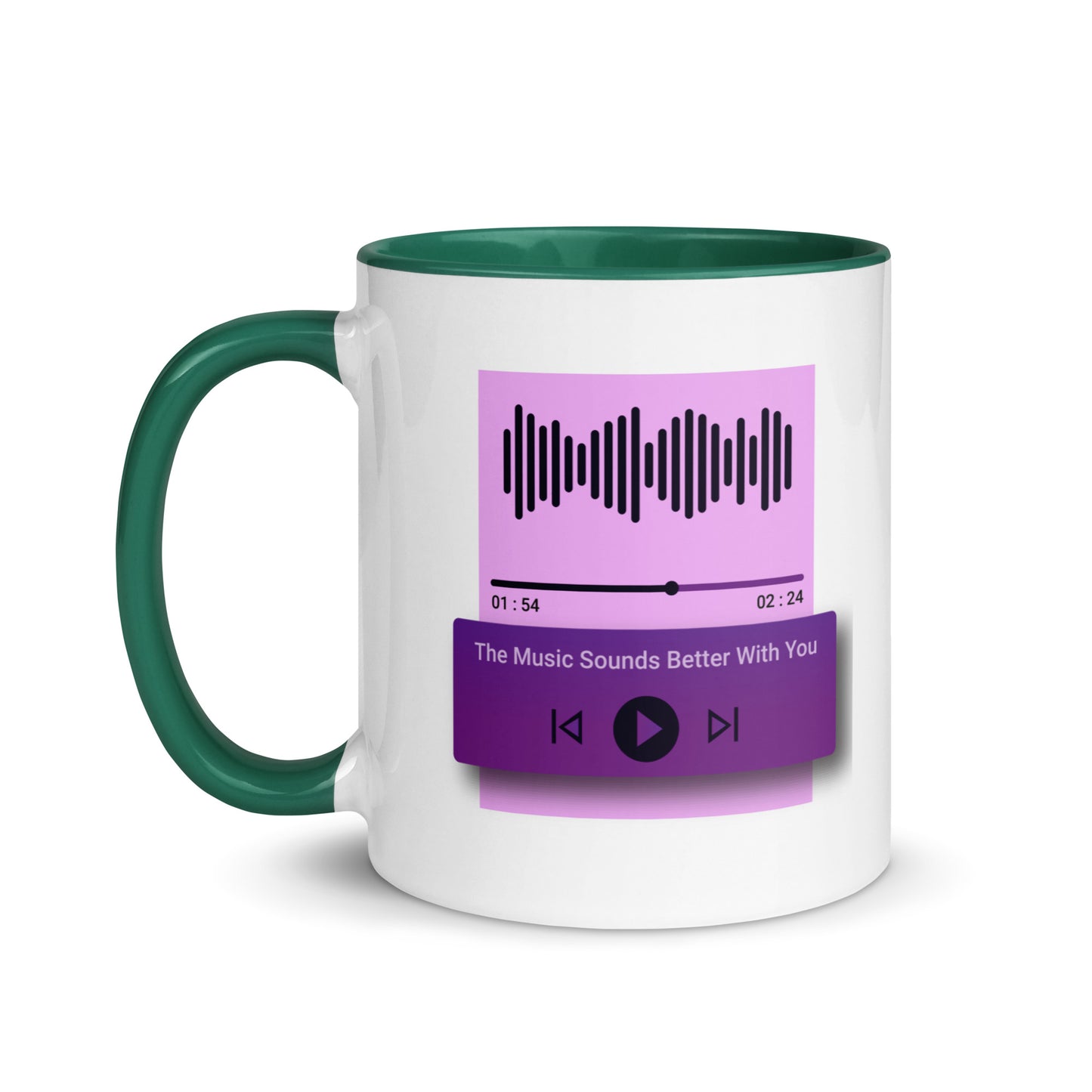 The Music Sounds Better With You Color Mug