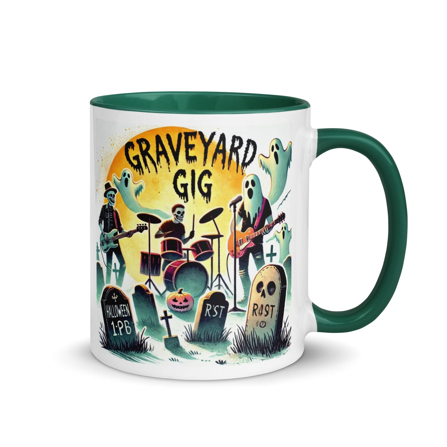 Ghosts and Tombstones Color Mug