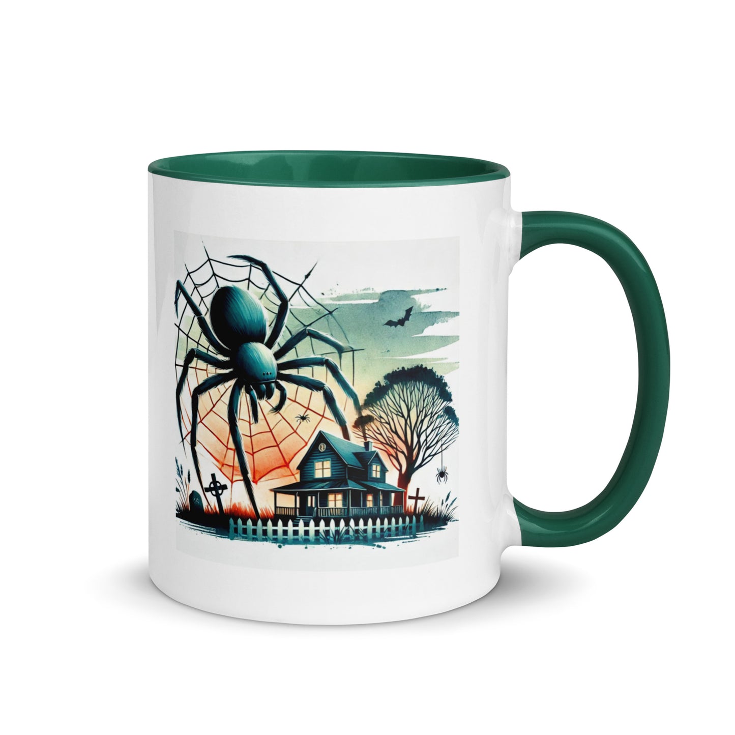 Halloween Giant Spider Color Mug