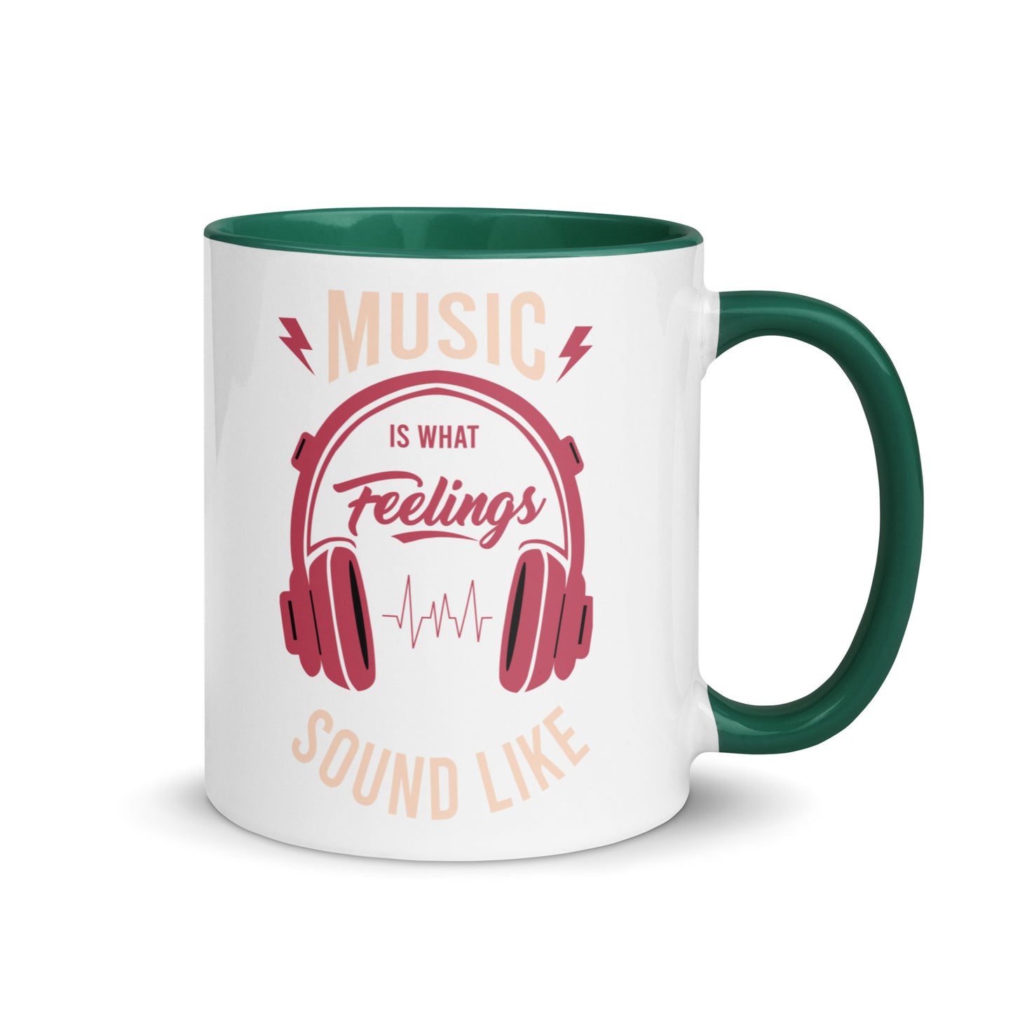 Music is What Feelings Sound Like Color Mug