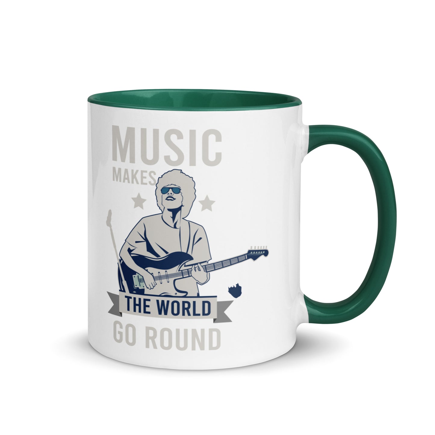 Music Makes The World Go Round Color Mug