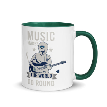 Music Makes The World Go Round Color Mug