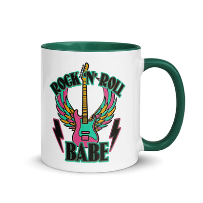 Rock And Roll Babe Color Mug