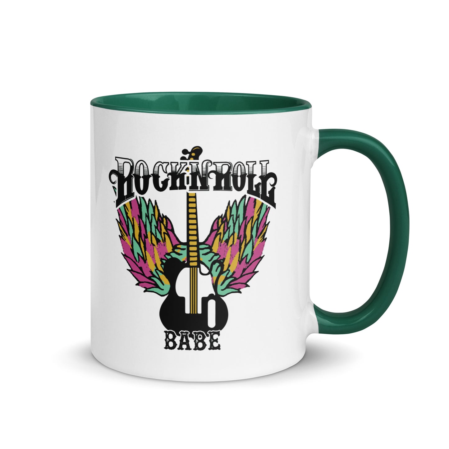 Rock and Roll Babe Wings Color Mug