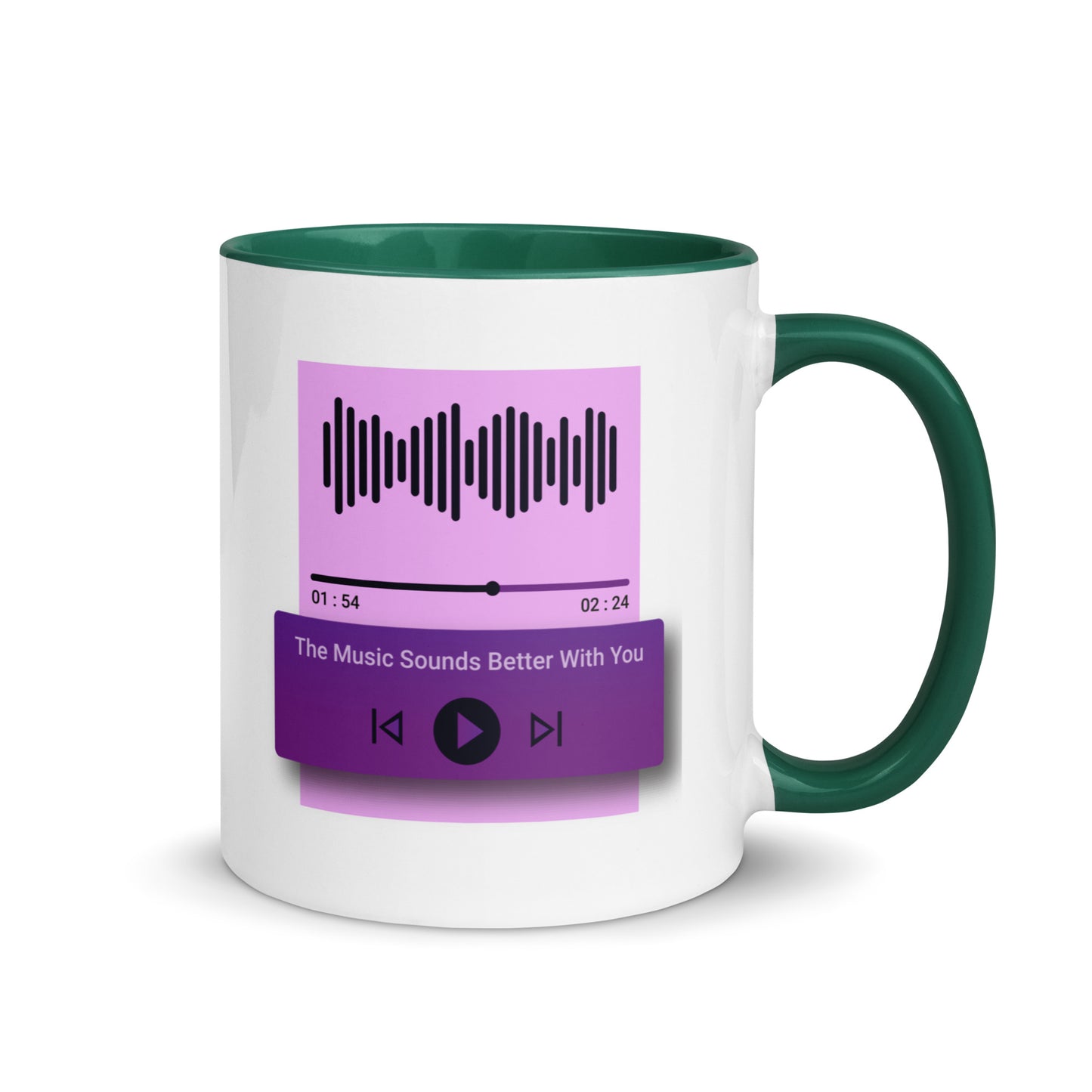 The Music Sounds Better With You Color Mug