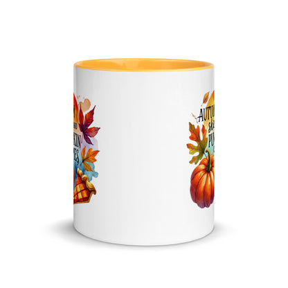 Autumn Skies and Pumpkin Pies Color Mug