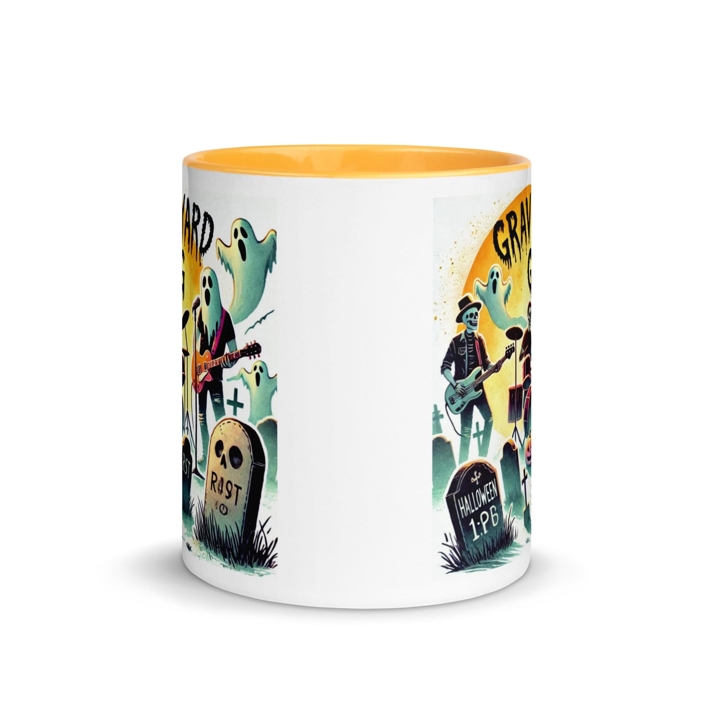 Ghosts and Tombstones Color Mug