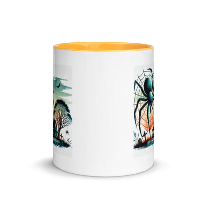 Halloween Giant Spider Color Mug