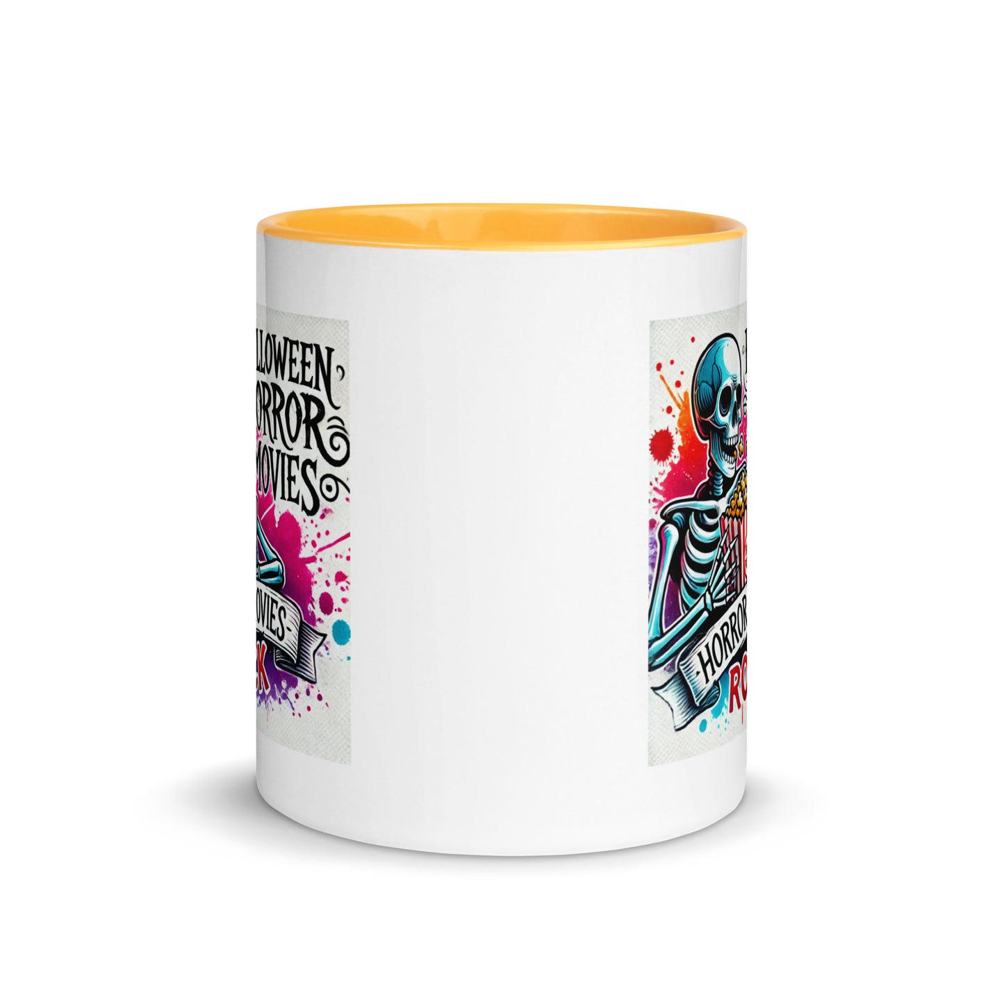 Halloween Movies Popcorn Color Mug