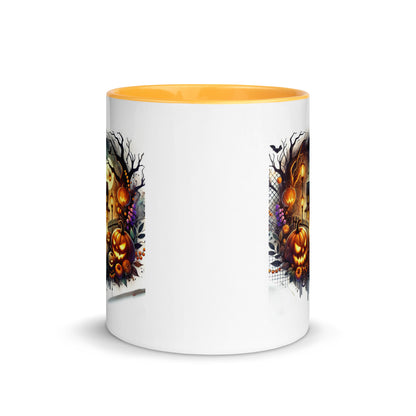 Halloween Scary House Color Mug