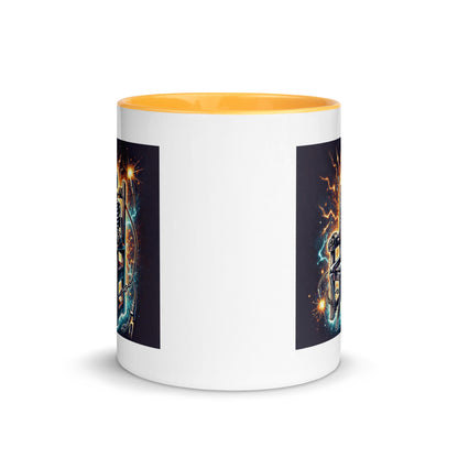 Halloween Skeleton Electric Chair Color Mug
