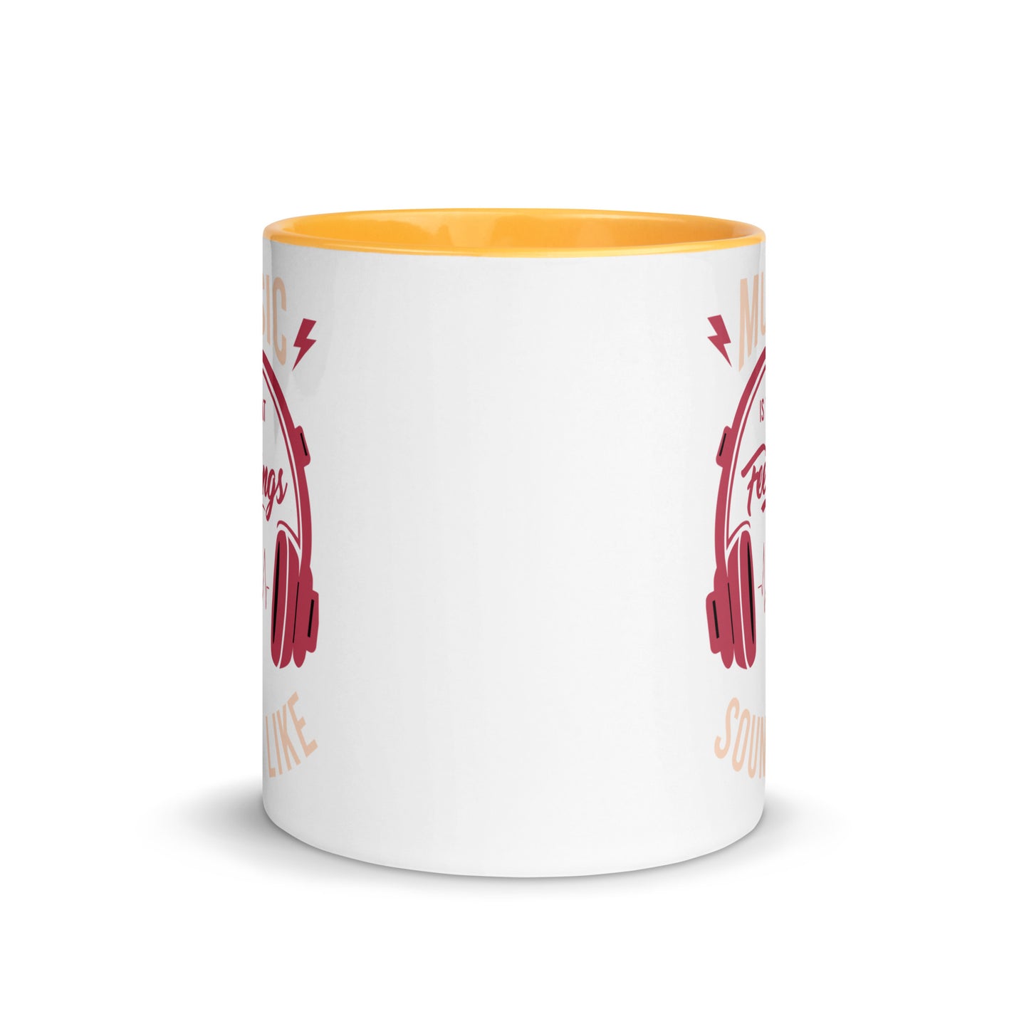 Music is What Feelings Sound Like Color Mug
