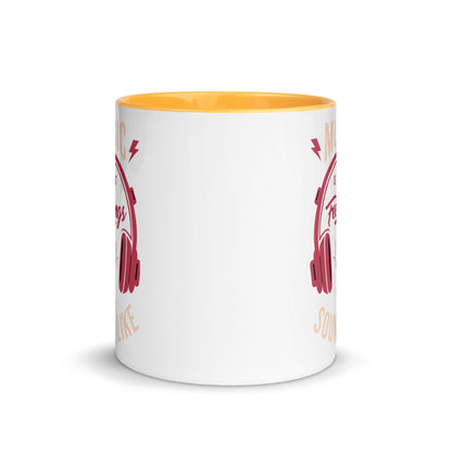 Music is What Feelings Sound Like Color Mug