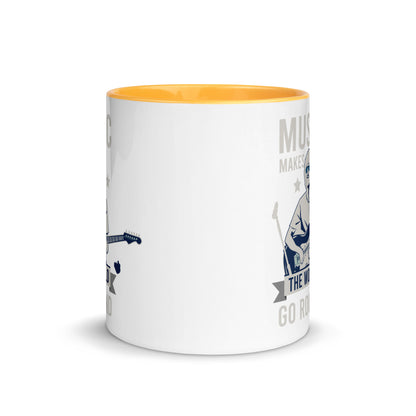 Music Makes The World Go Round Color Mug