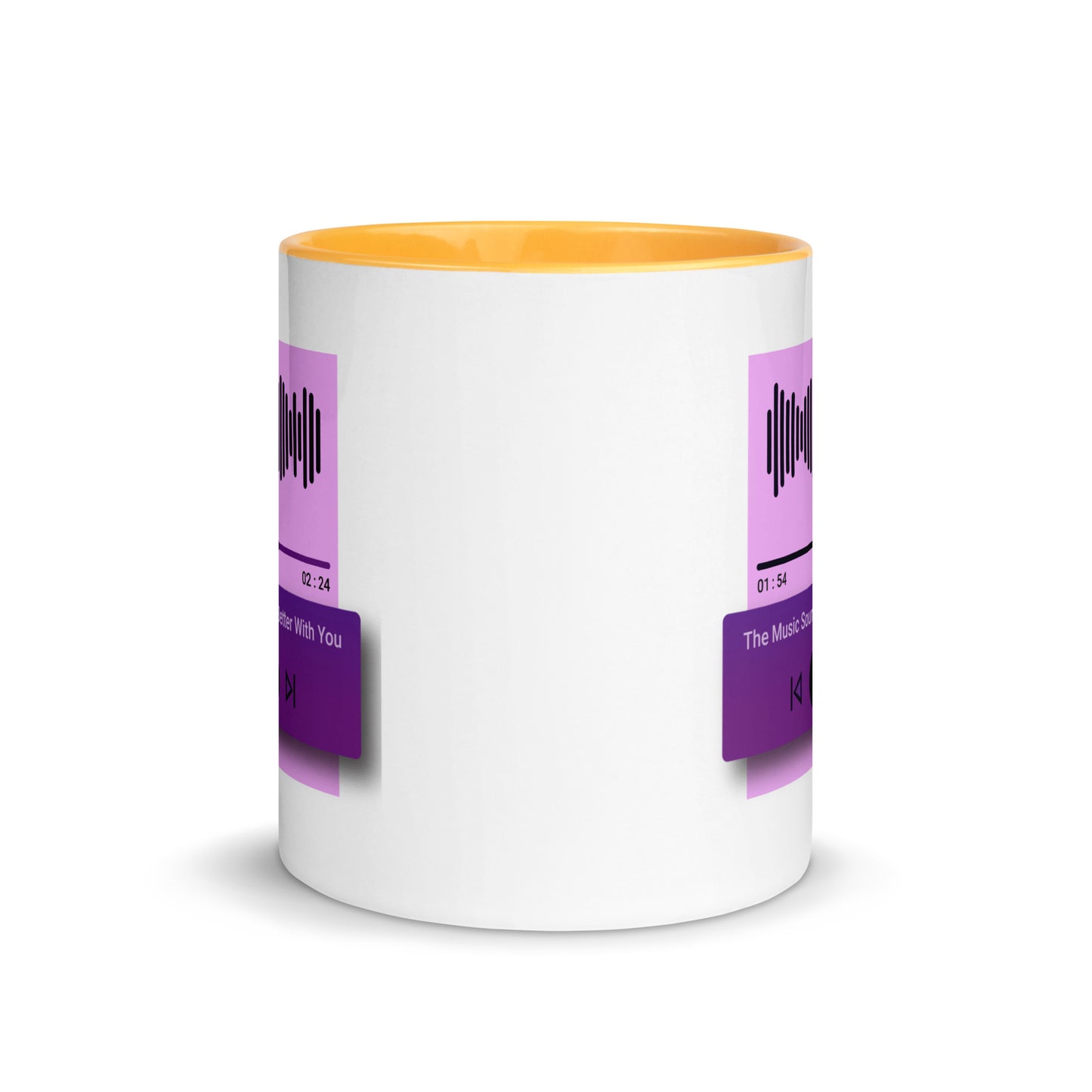 The Music Sounds Better With You Color Mug