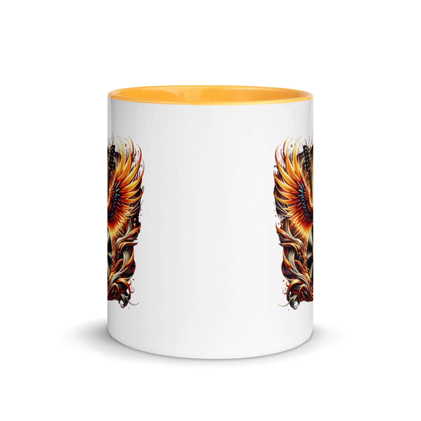 Guitar Eagle Flame Color Mug