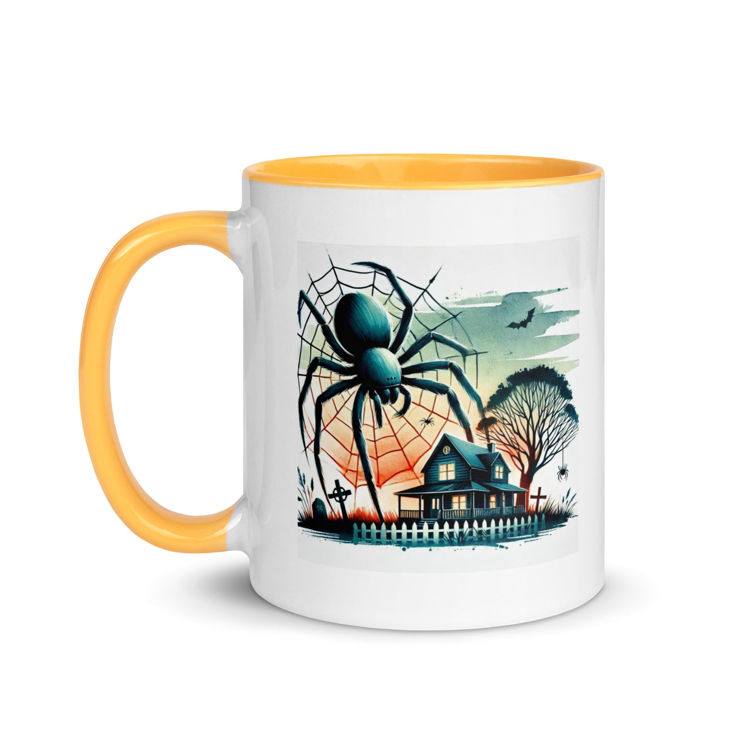 Halloween Giant Spider Color Mug