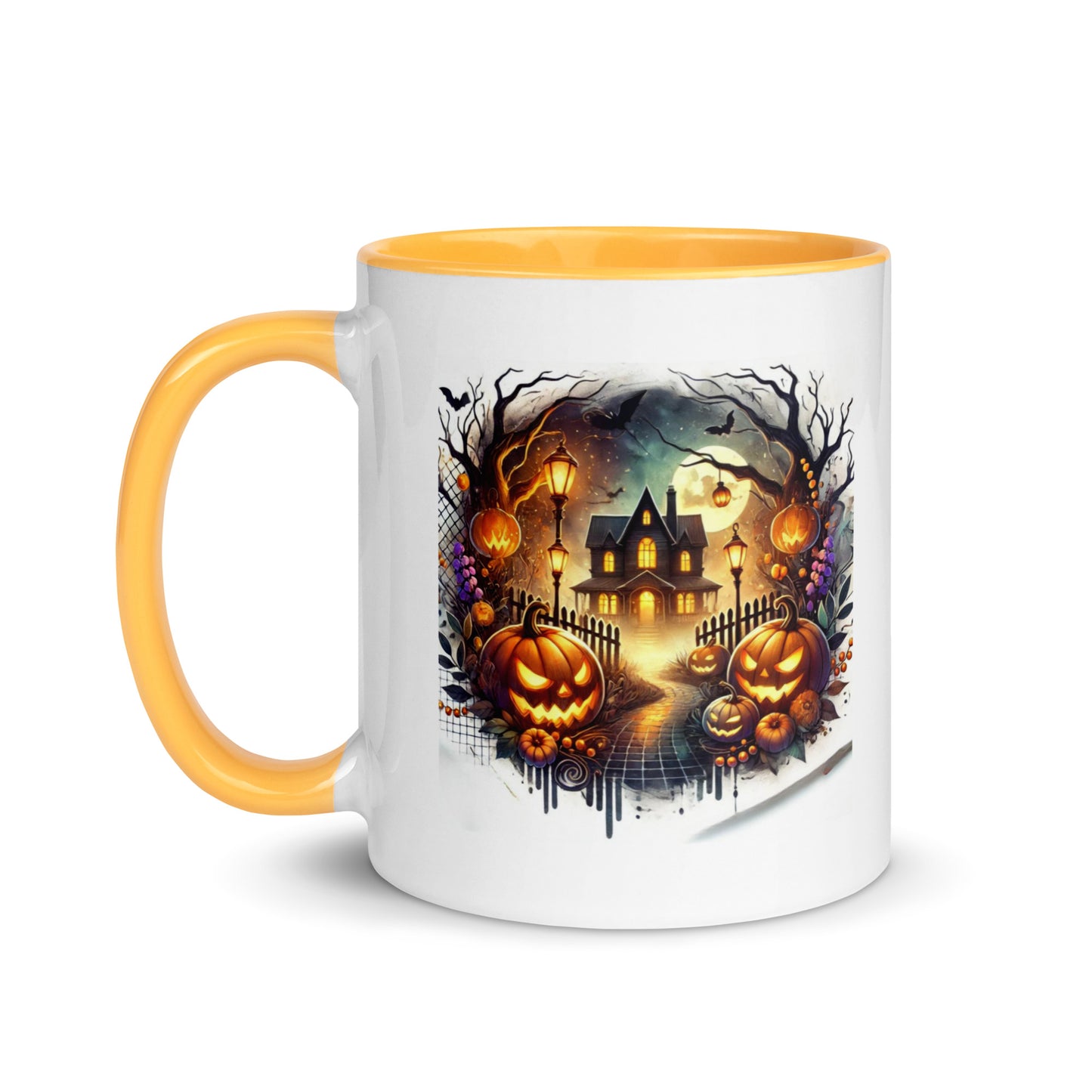 Halloween Scary House Color Mug