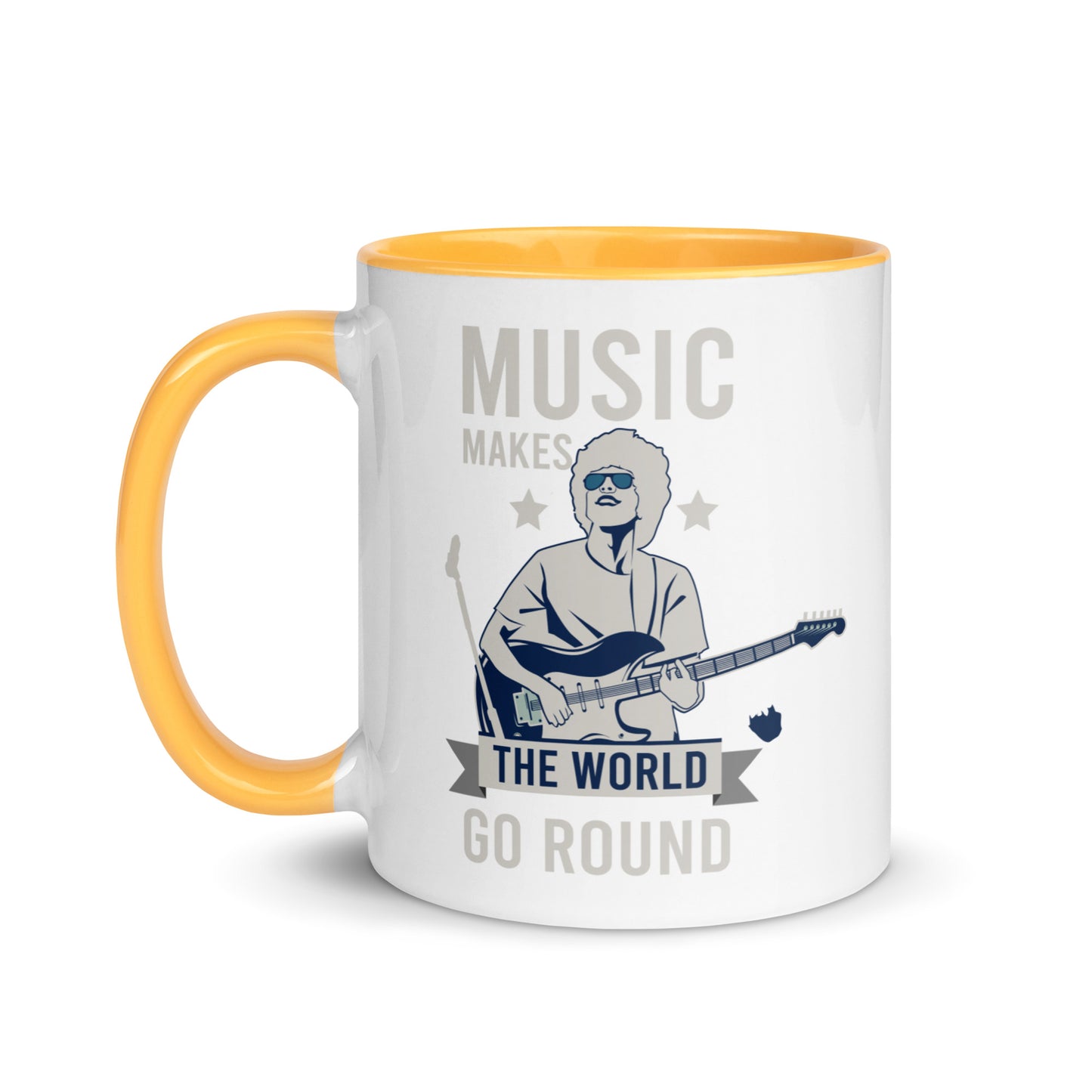 Music Makes The World Go Round Color Mug