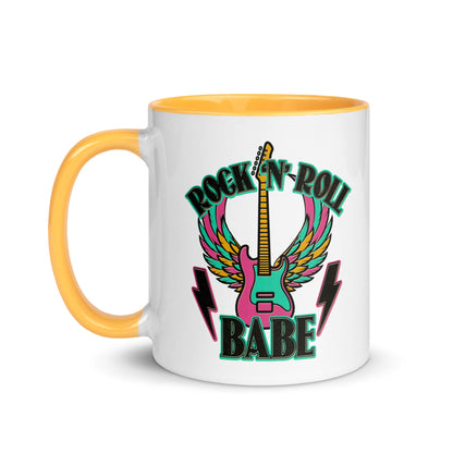 Rock And Roll Babe Color Mug