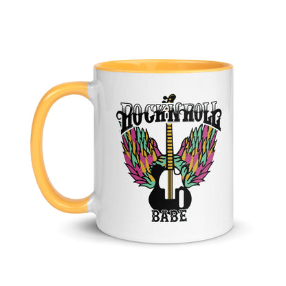 Rock and Roll Babe Wings Color Mug