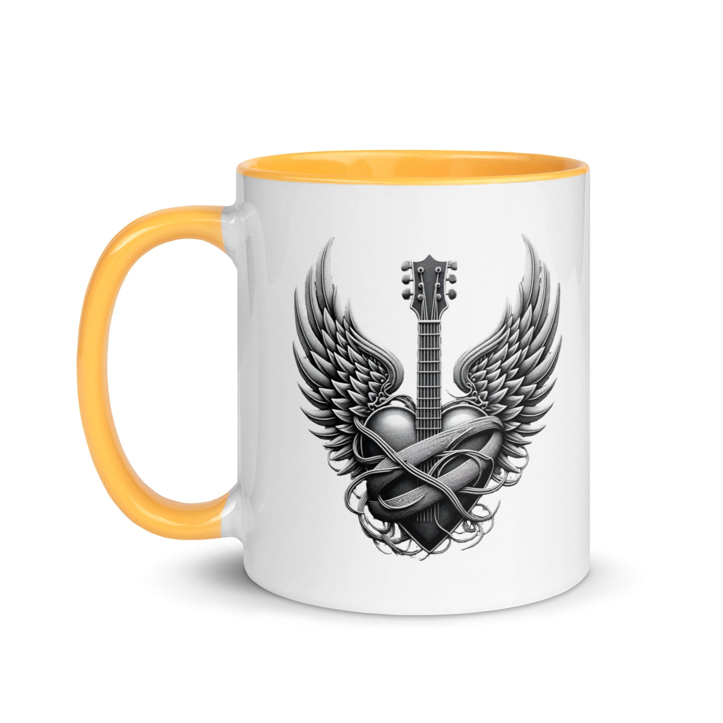 Guitar Angel Wings Color Mug