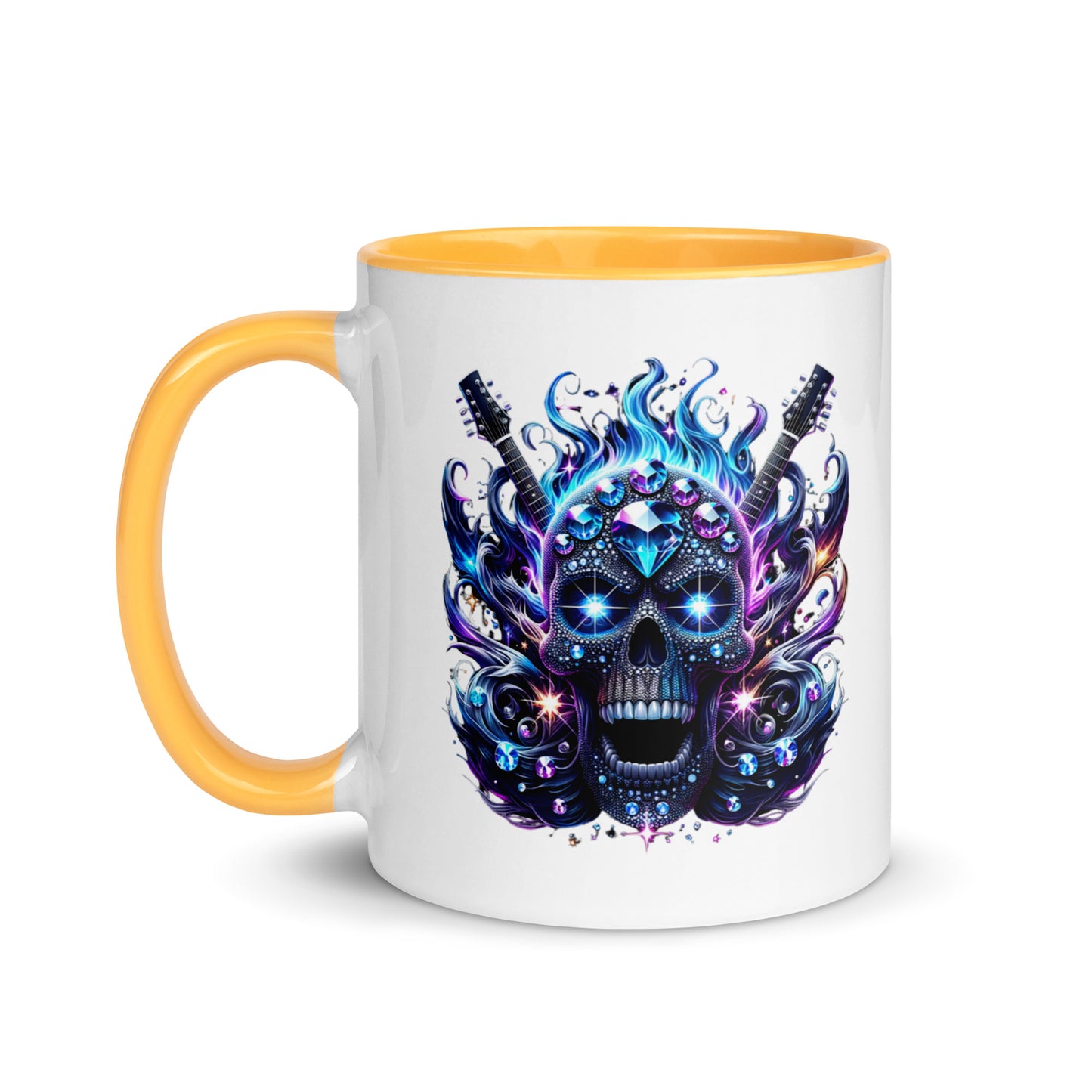 Diamond Skull Bling Color Mug