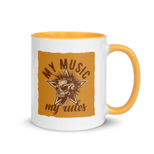 My Music My Rules Color Mug