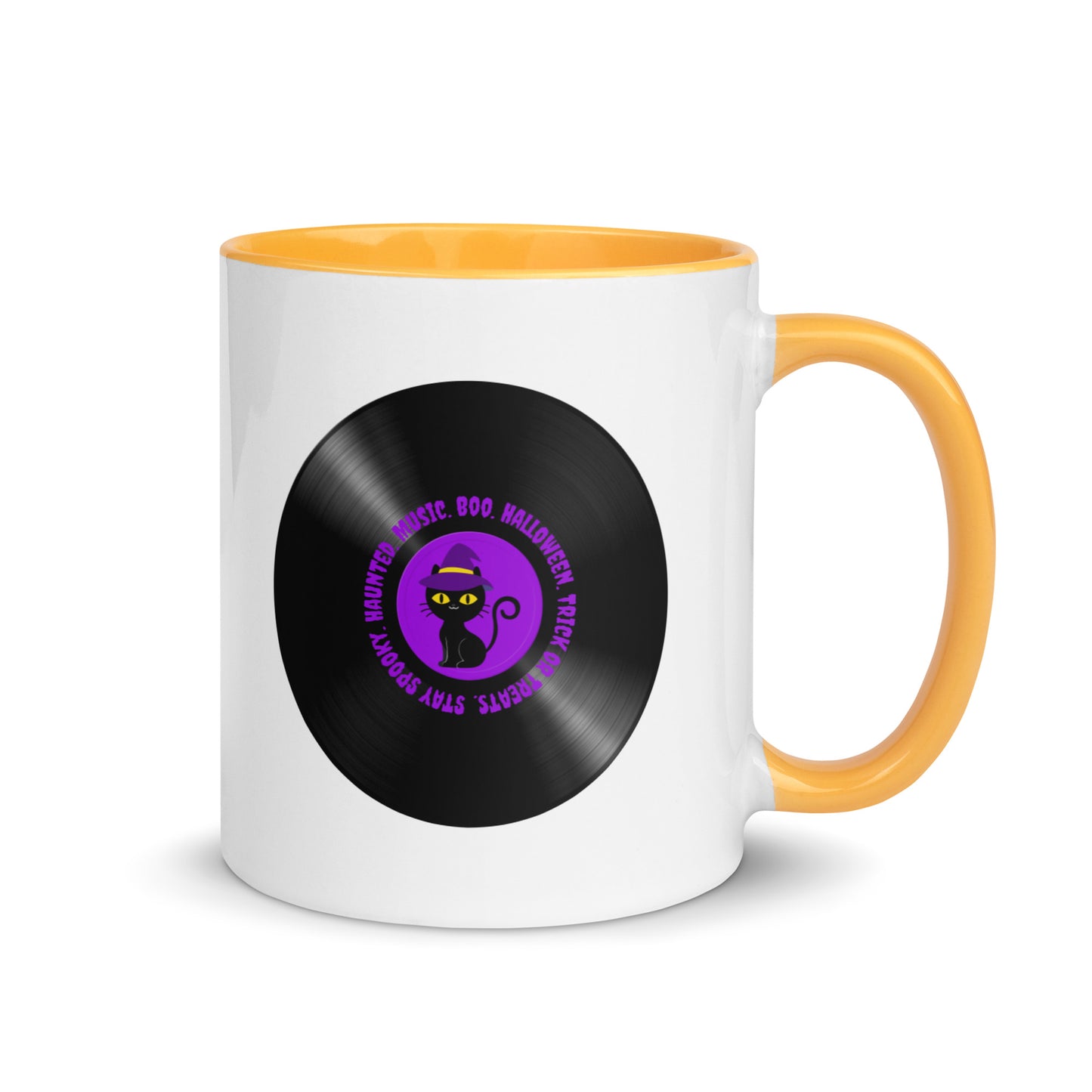 Cat Purple Vinyl Color Mug