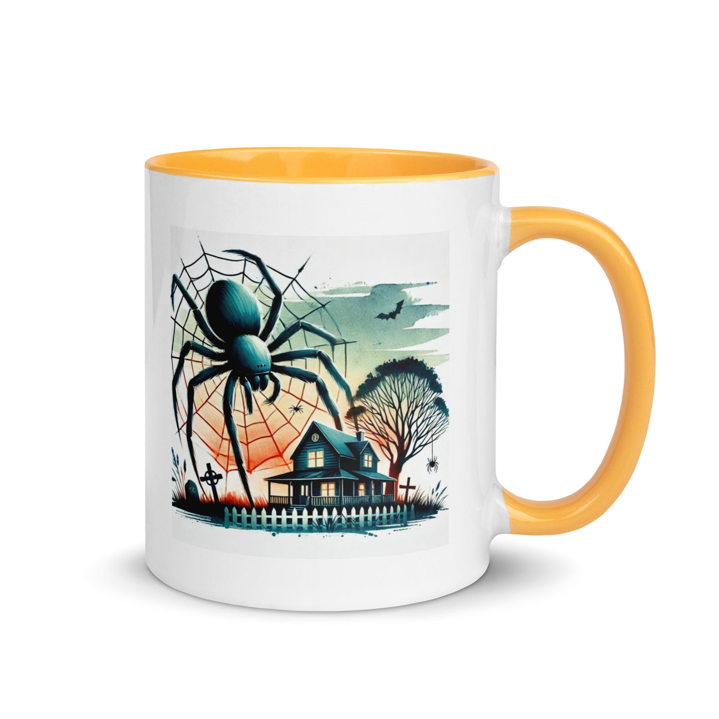 Halloween Giant Spider Color Mug