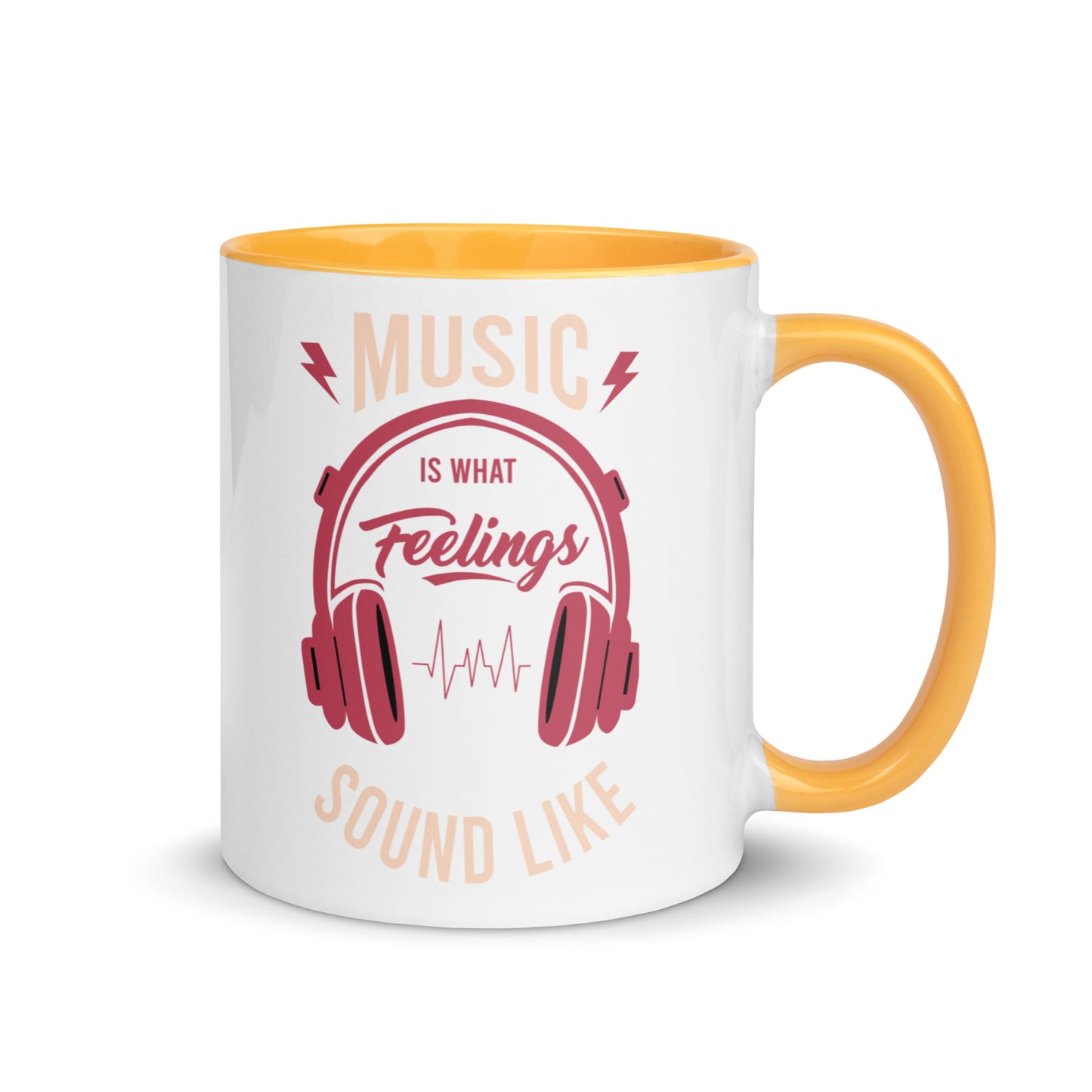 Music is What Feelings Sound Like Color Mug