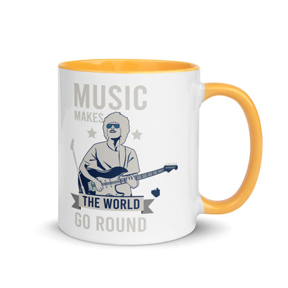 Music Makes The World Go Round Color Mug