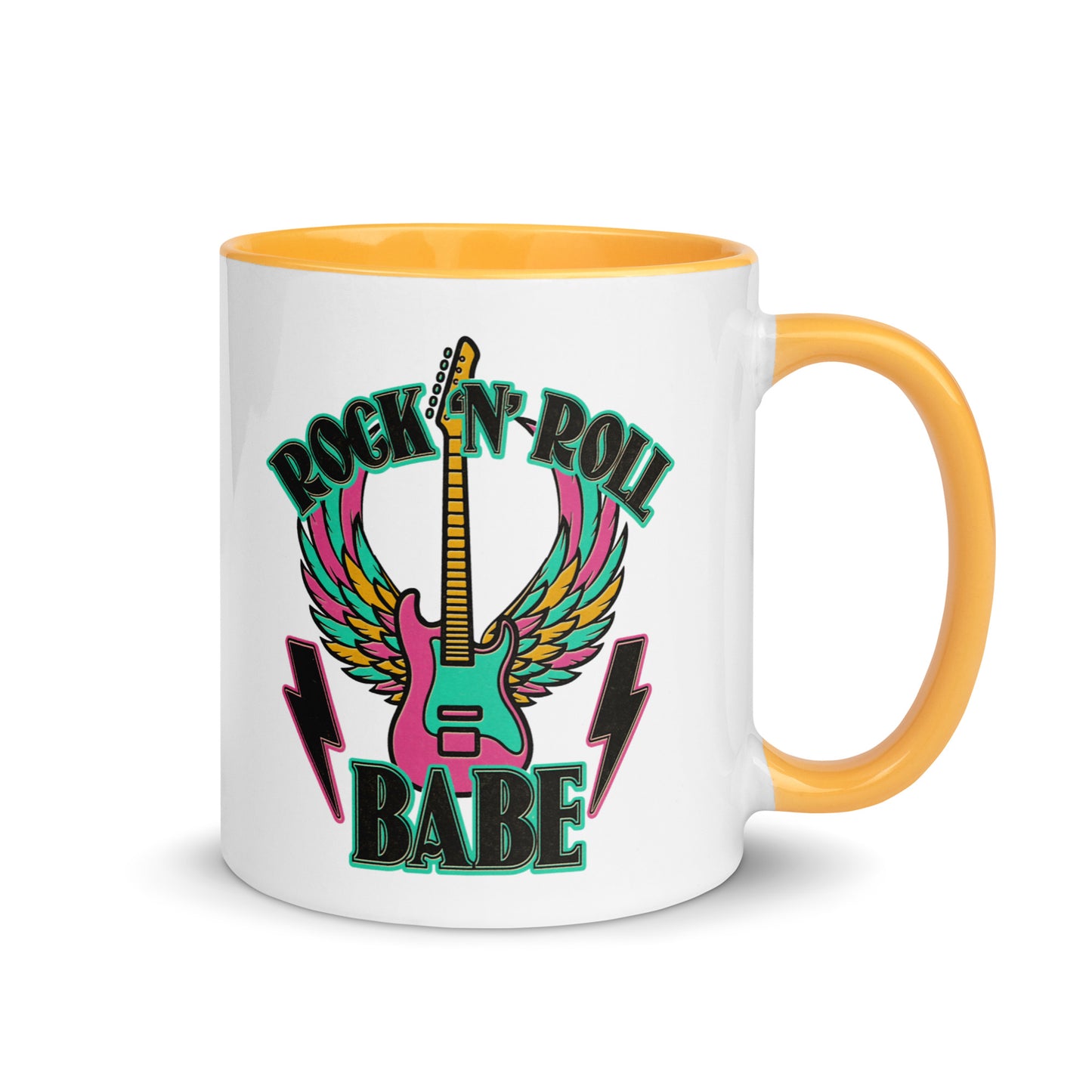 Rock And Roll Babe Color Mug