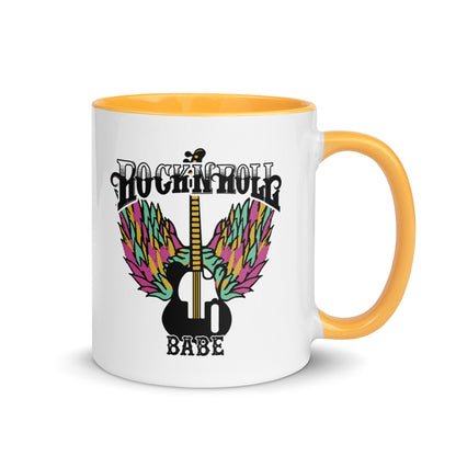 Rock and Roll Babe Wings Color Mug