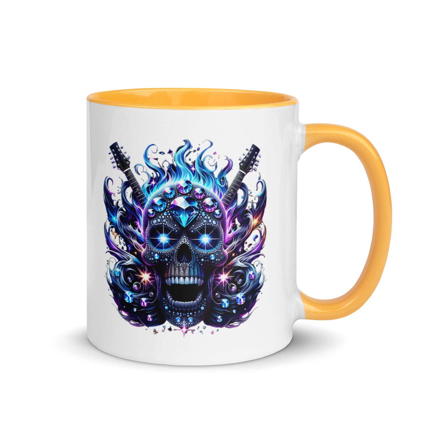 Diamond Skull Bling Color Mug