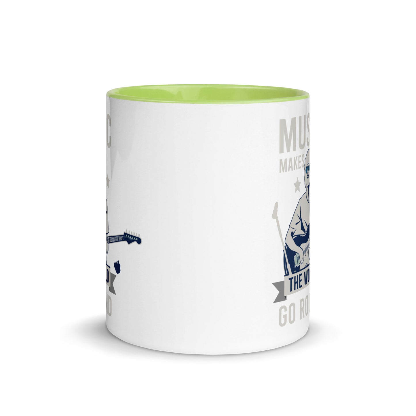 Music Makes The World Go Round Color Mug