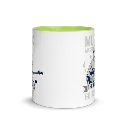 Music Makes The World Go Round Color Mug