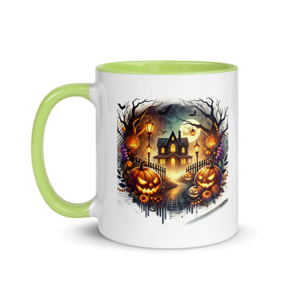 Halloween Scary House Color Mug