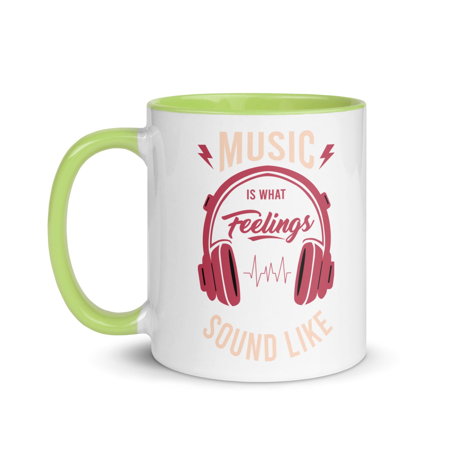 Music is What Feelings Sound Like Color Mug