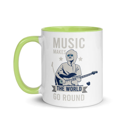 Music Makes The World Go Round Color Mug