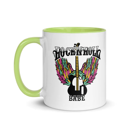 Rock and Roll Babe Wings Color Mug