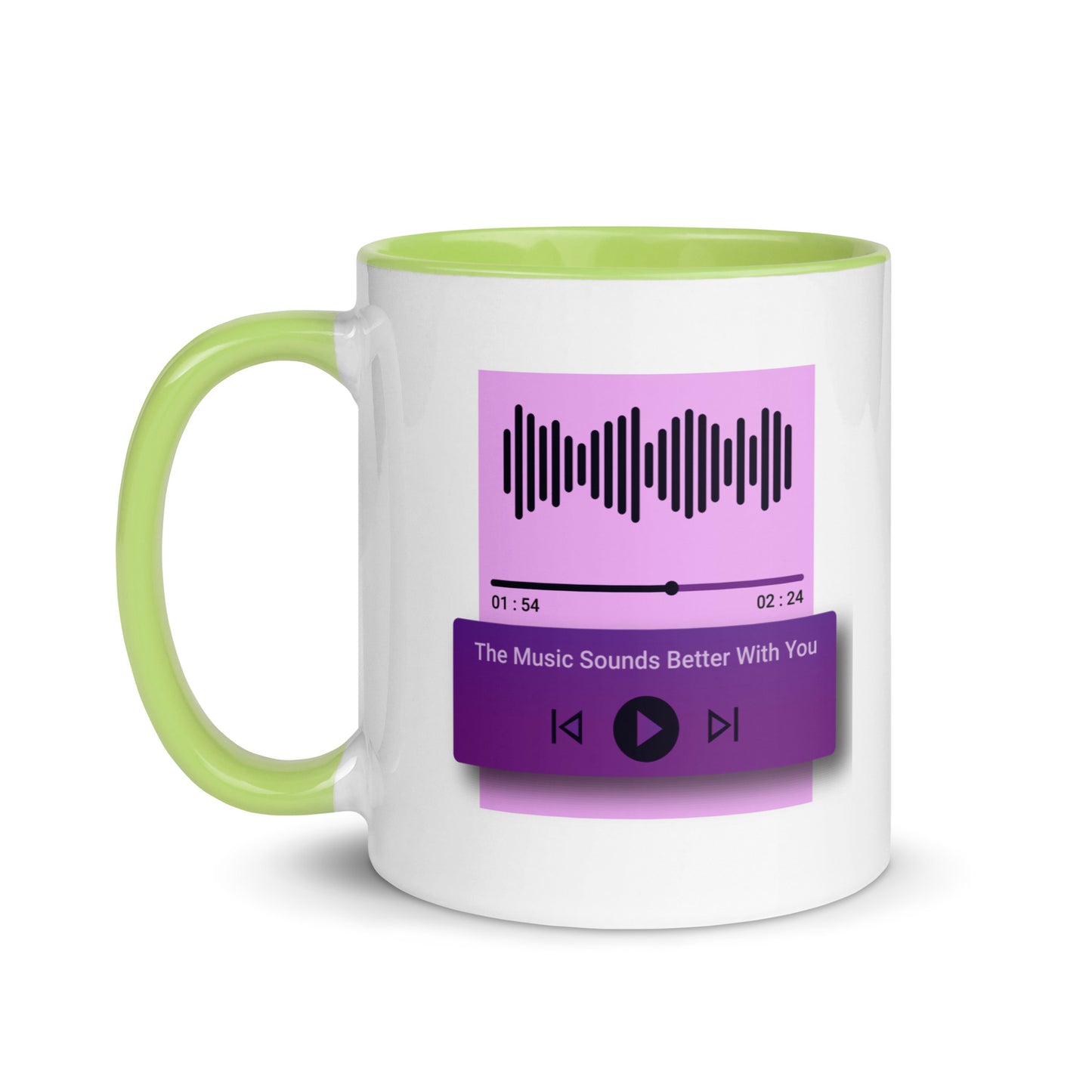 The Music Sounds Better With You Color Mug