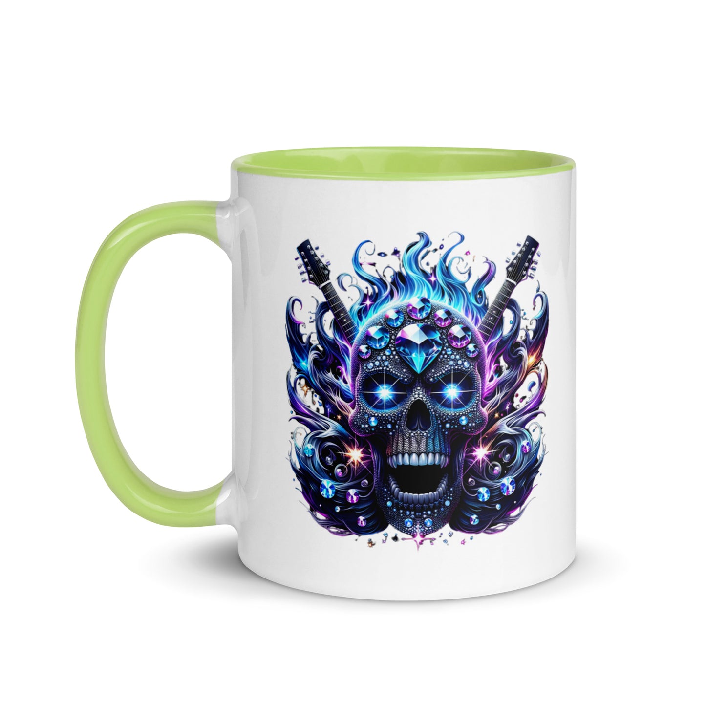 Diamond Skull Bling Color Mug