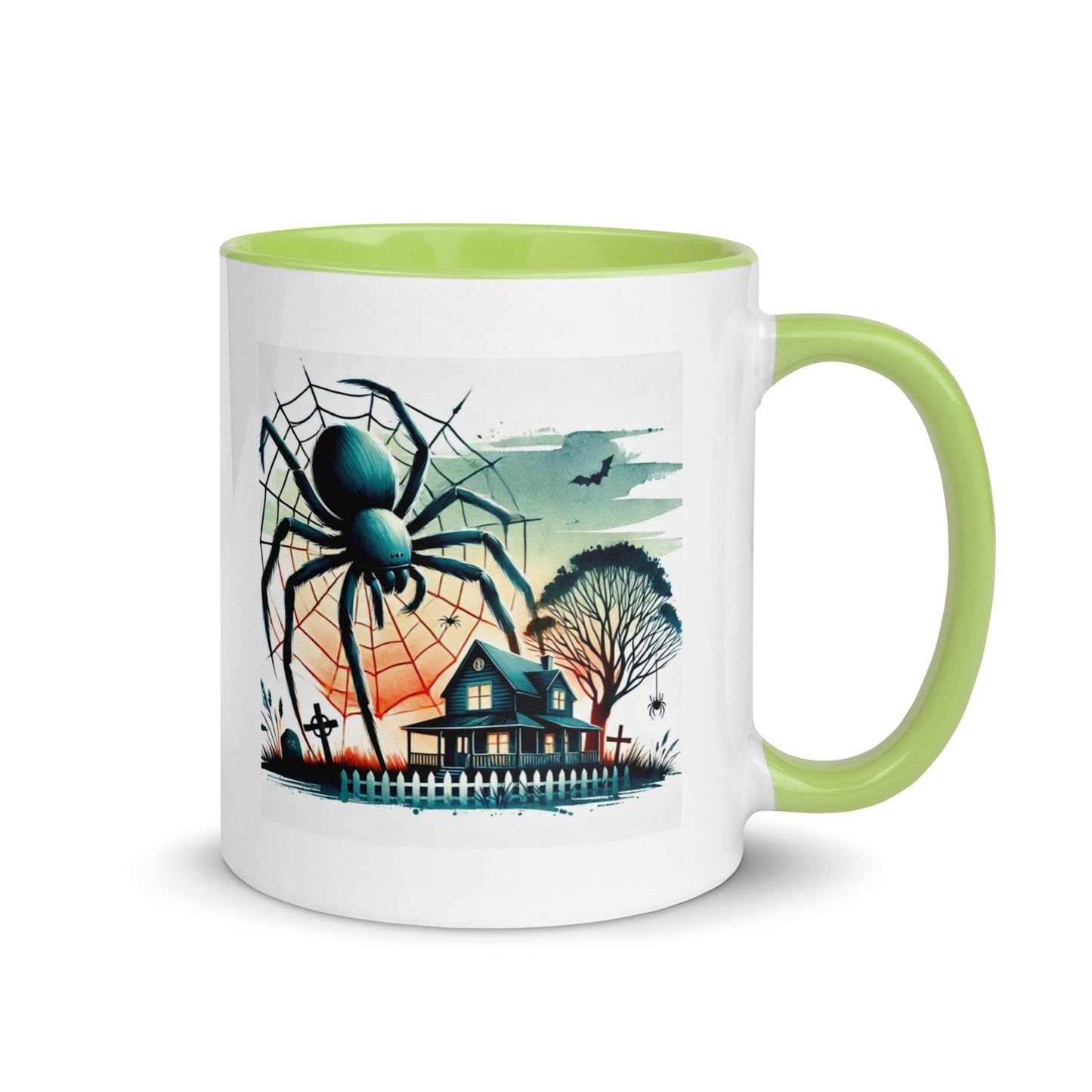 Halloween Giant Spider Color Mug