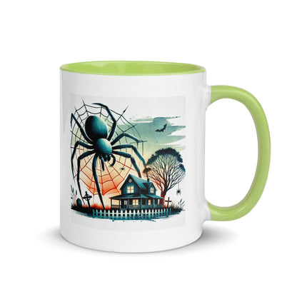 Halloween Giant Spider Color Mug