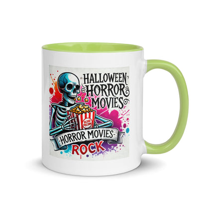 Halloween Movies Popcorn Color Mug