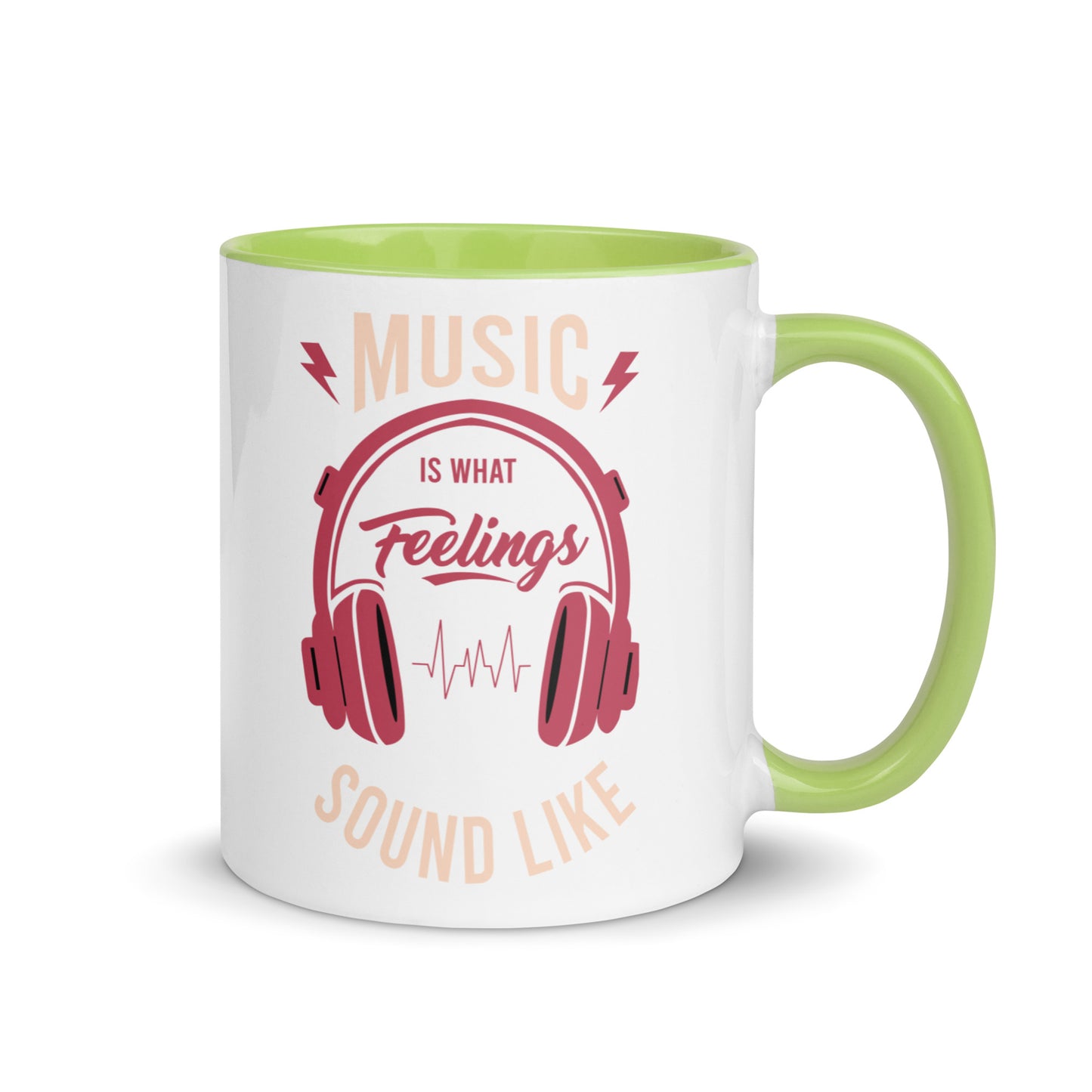 Music is What Feelings Sound Like Color Mug