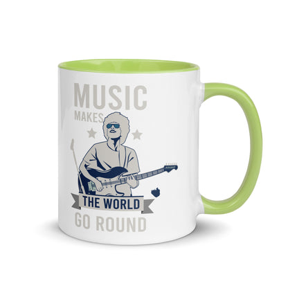 Music Makes The World Go Round Color Mug