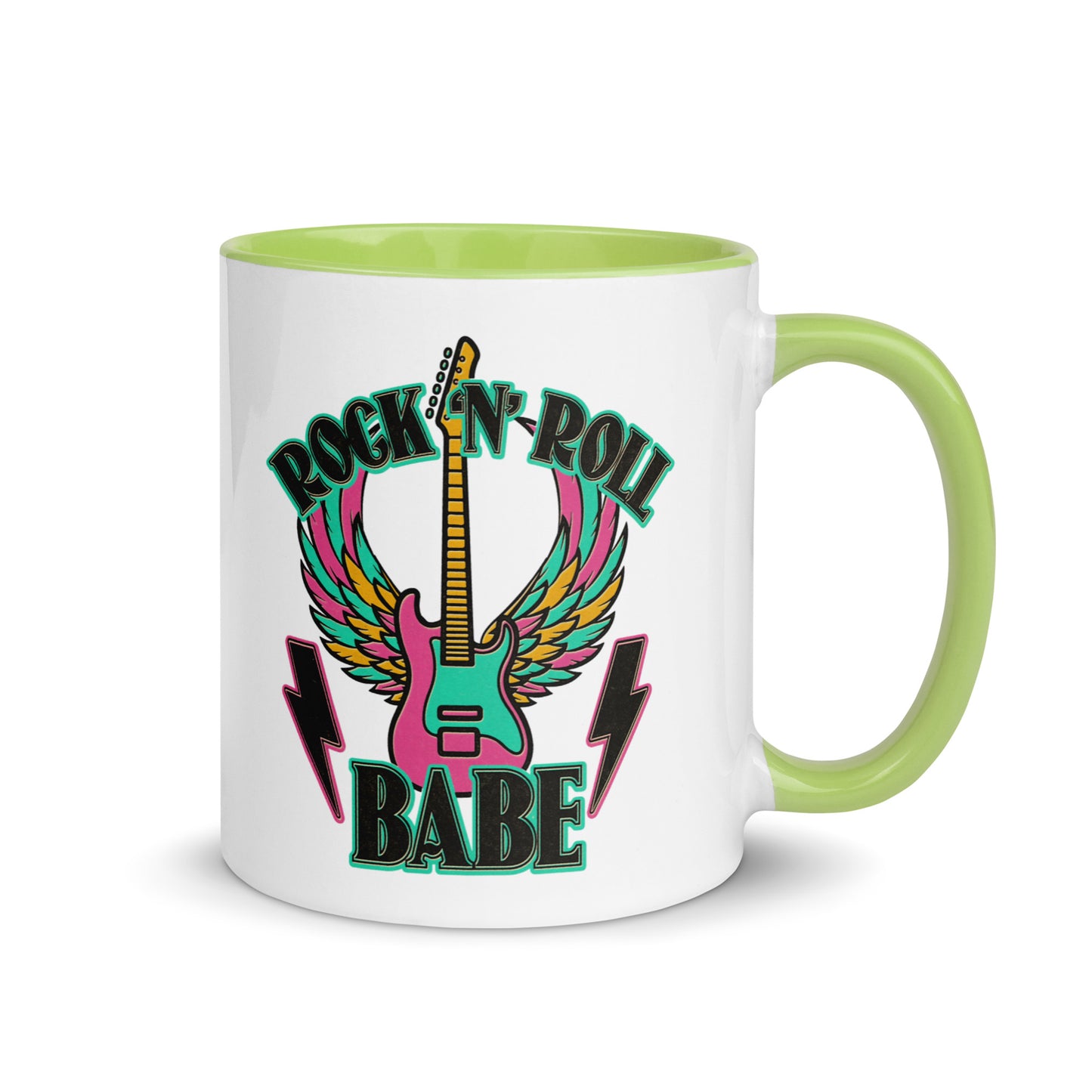 Rock And Roll Babe Color Mug